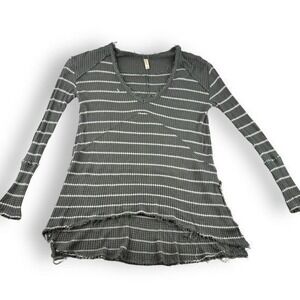 Free‎ People Top Womens Size Small Grunge Waffle Knit Earthy Bella Swan Twilight